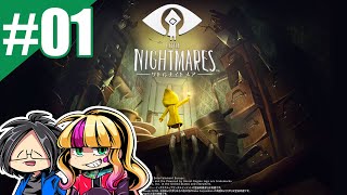 #01【ゲーム実況】らりるりらとあこの「リトルナイトメア」