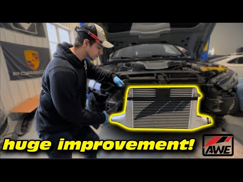 AWE Coldfront Intercooler Install For The B9 Audi S5!