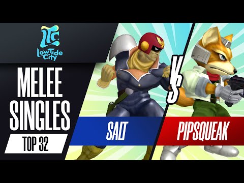 Salt vs Pipsqueak - Top 32 Melee Singles - Low Tide City | Falcon vs Fox