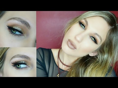 NEW YEARS EVE GLITTER GLAM MAKEUP TUTORIAL│COLLAB WITH CASEY VEE Video