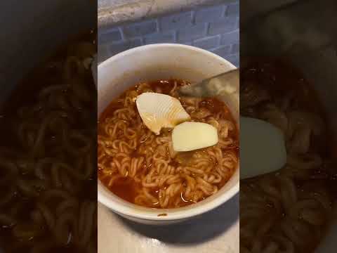 How To Level Up Your Ramen in a Dorm Using Only a Microwave #shorts #ramen #noodles #recipe