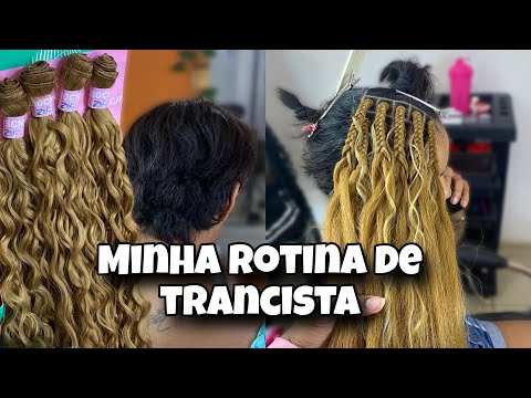 My braiding routine 🧡