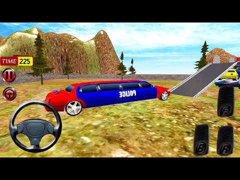 Police Car Offroad Transport Truck - Transporting Limo Car Simulator - Truck Games- Android Gameplay