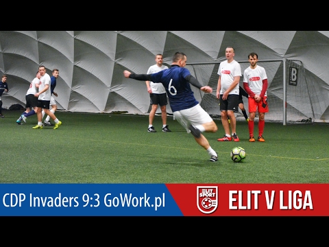 CDP Invaders 9:3 GoWork.pl - ELIT V Liga ZIMA 2017