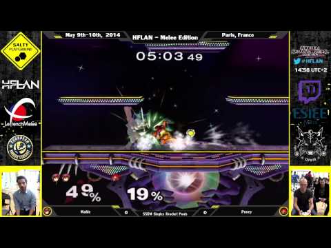 HFLAN - Mahie (Marth) Vs Poney (Samus) - SSBM Singles Bracket Pool B6 R3