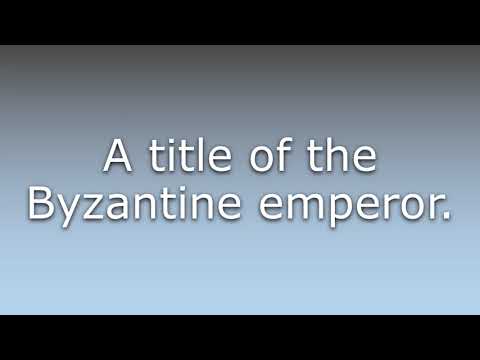 What does Basileus mean?