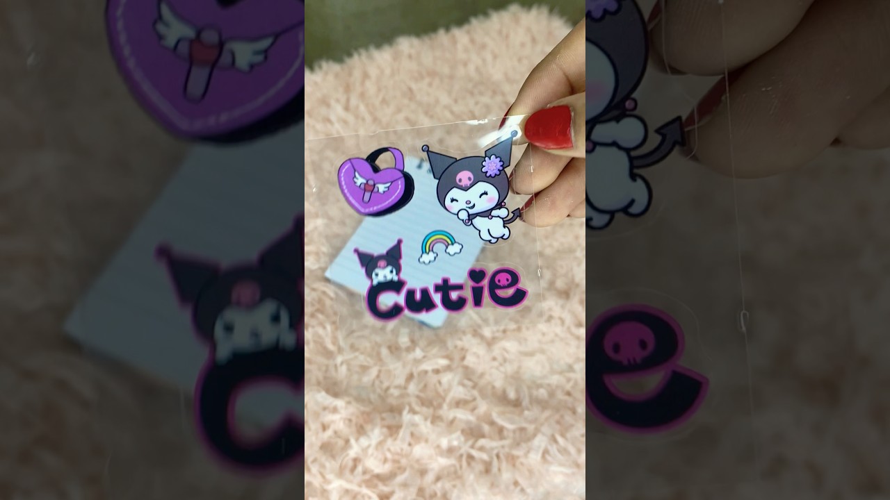 “Kuromi sticker journaling” #kuromi #sticker #stickerjournal #journal #journaling #meesho #asmr
