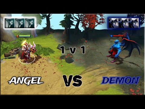 Omniknight vs Night Stalker | Angel vs Demon | 1v1 who wins??