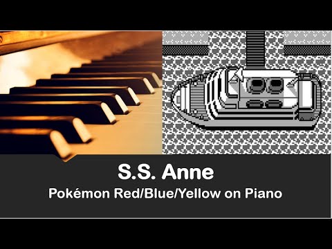 The SS Anne - Pokemon Red/Blue/Yellow on Piano