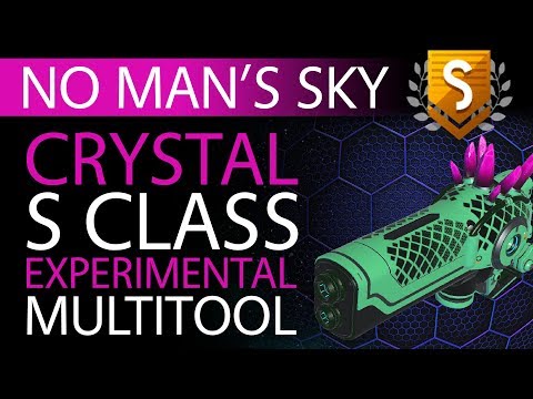 No Man's Sky Cyber Punk Crystal S Class Experimental Multitool | Available ALL | Xaine's World NMS Video