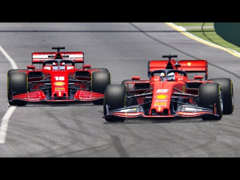 Ferrari F1 2020 vs Ferrari F1 2019 - Melbourne