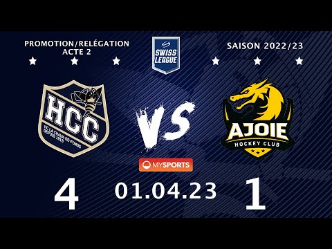 01.04 ^.2023 HC La Chaux-de- Fonds - HC Ajoie (4-1)
