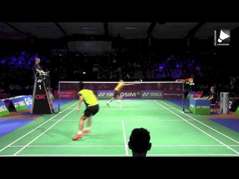 Amazing rally - Lee Chong Wei vs Chen Long  - MS Final [Denmark Open 2013]
