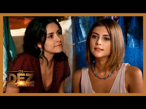 Ada provoca Ana por conta de Josué e as duas discutem | OS DEZ MANDAMENTOS