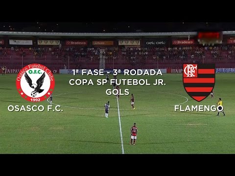 Gol - Osasco FC 0 x 1 Flamengo-RJ - Copa São Paulo Futebol Jr. - 09/01/2015