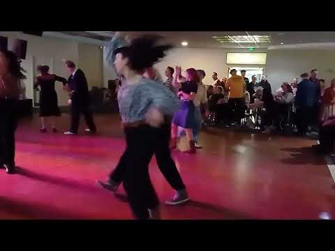 Graham and Toni jiving to I'm Ready, Fats Domino (Rockabilly Rave 2025)