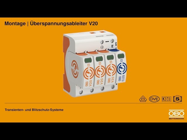 obo bettermann Overspenningsavleder v20-3p+npe+fs