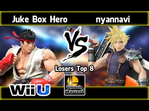 SmashMasters 4 - LOSERS TOP 8 - Juke Box Hero (Ryu) VS nyannavi (Cloud)