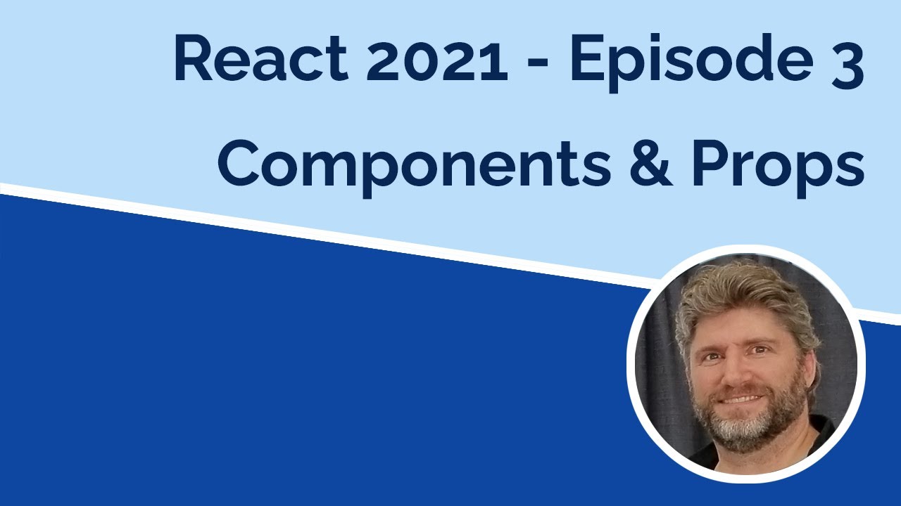 React 2021 Components and Props - Episode 3