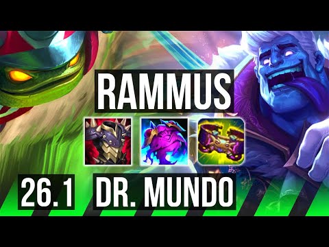RAMMUS vs DR. MUNDO (JGL) | EUW Master | 26.1