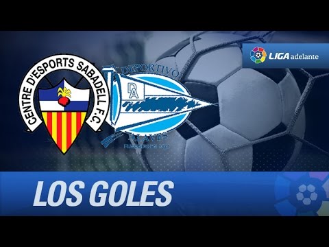 Todos los goles de CE Sabadell (2-1) Deportivo Alavés