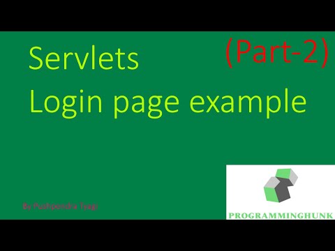 Java Servlets Login Example Servlet Tutorial Part 2 Programminghunk Latest 2020