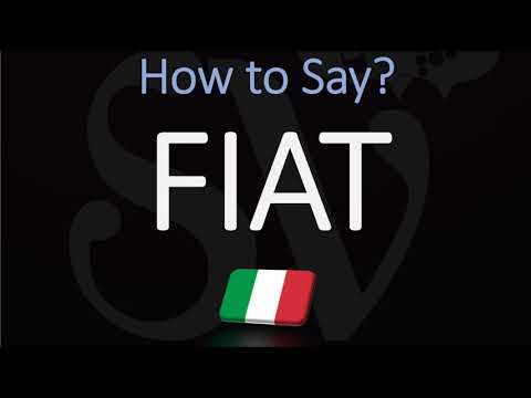 How to Pronounce FIAT? (CORRECTLY)