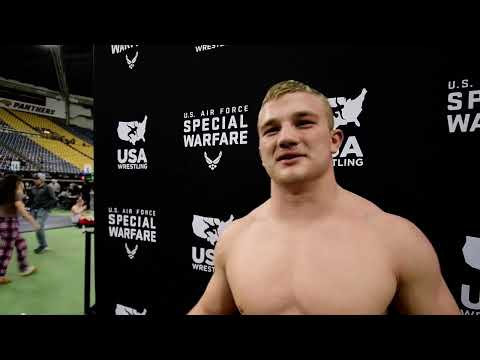 Lars Michaelson, Junior Boys Folkstyle Nationals Champion at 215 lbs.
