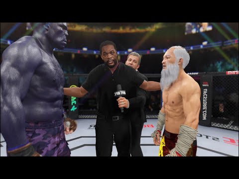 Old Bruce Lee vs. Ink Hulk - EA Sports UFC 4 - Epic Fight 👊🔥