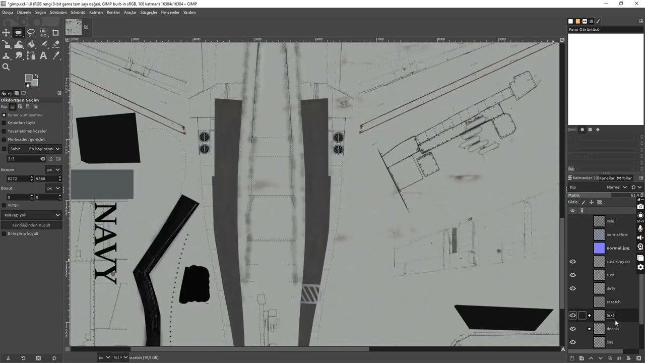 F18 Hornet - With Cocpit - Fully Rigged - Changeable decal and text 3D Model