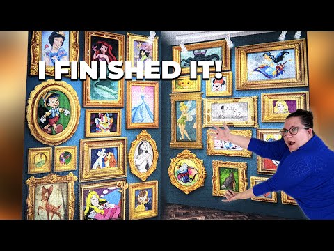 I finished the 9000 Pieces Disney Museum Jigsaw Puzzle!