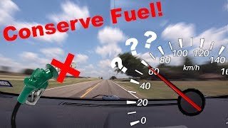 The Most Efficient Driving Speed - An MPG Experime