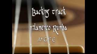 Backing track flamenco rumba Am G F E