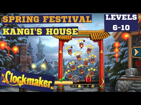 How to play Clockmaker Event Spring Festival Kangi's House levels 6-10