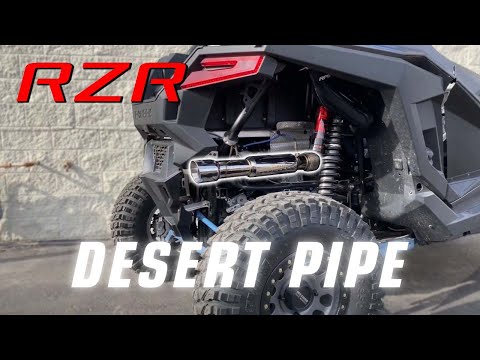 Turbo RZR 3" RPM Desert Series FULL Exhaust!! Baddest Pipe! Hands! Down!