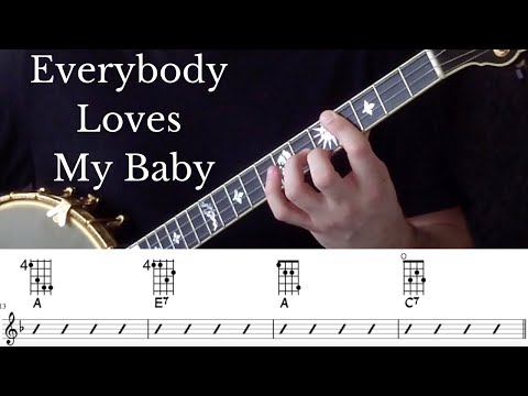 Everybody Loves My Baby | Tenor Banjo Chords Lesson