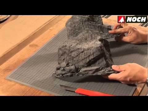 NOCH Modellbau: Einpassen von Felsen