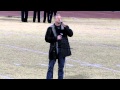 Trace Adkins Sings National Anthem @ Eagleville High School
