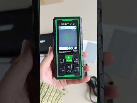 SNDWAY SW 120GQ UNBOXING Laser distance meter with camera targeting