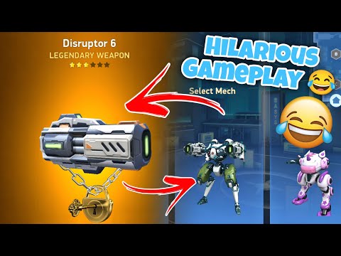 Hilarious Gameplay With Disruptor 6 😂 | New Legendary Weapon Disruptor Unlock In Mech Arena