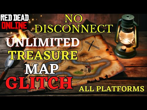 Solo Infinite Treasure Map Glitch - Red Dead Redemption 2 Online - How to Get the LAKE ISABELLA Map