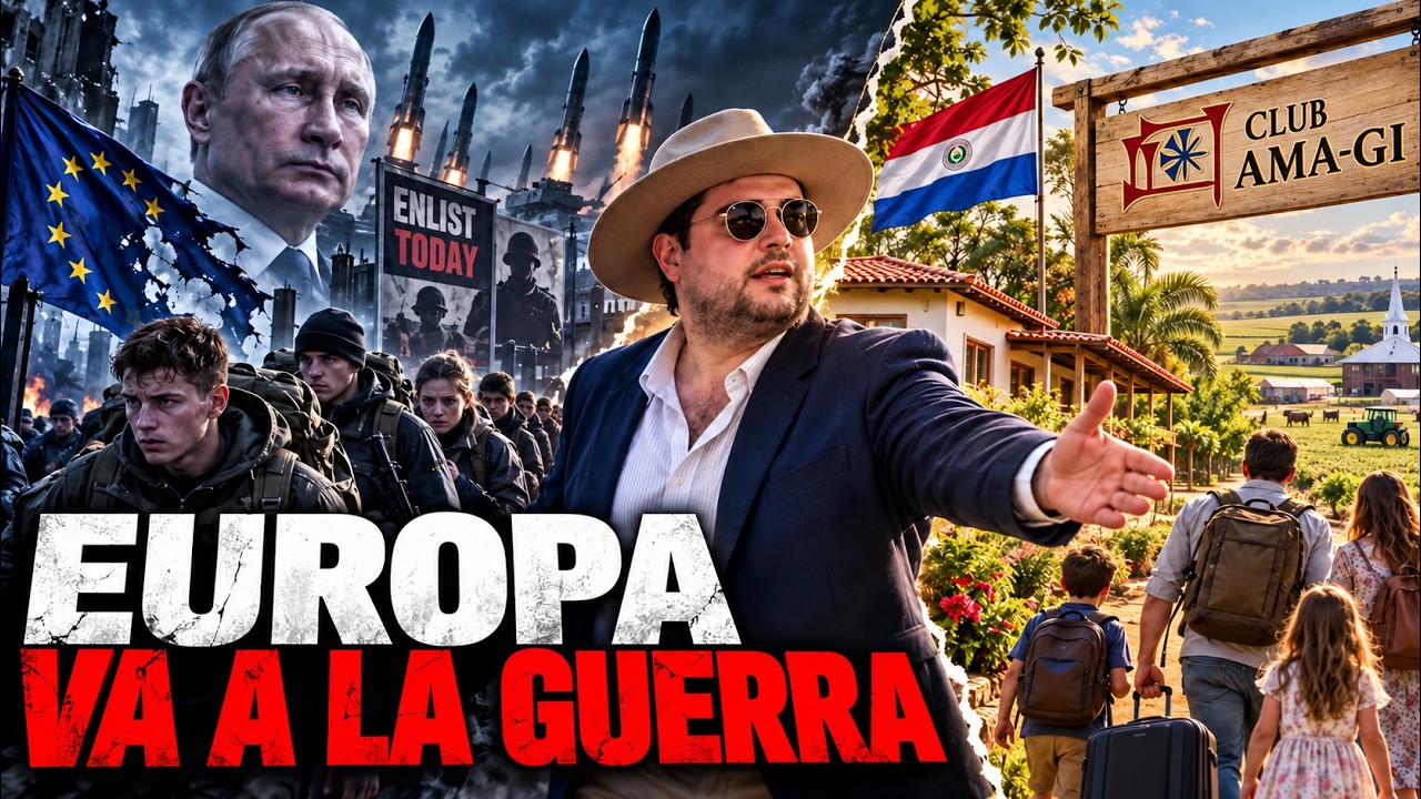 🔴💥 EUROPA TE MATA y quiere a TUS HIJOS en GUERRA ⚠️ Quienes PUEDEN LOS SALVAN en PARAGUAY 🇵🇾