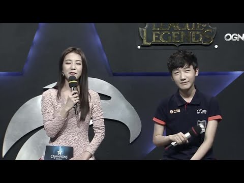 2016 LCK Spring W11 - CJ ENTUS vs. ROX Tigers MVP Interview