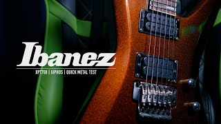 Video thumbnail for Ibanez XPT700 XIPHOS quick metal test #ibanez #metal #review #guitar #test #playthrough by Strings of evil