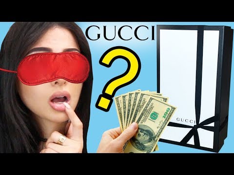 BUYING FROM GUCCI BLINDFOLDED + UNBOXING / HAUL Video