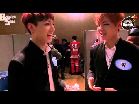 [ENG] 140411 [BANGTAN BOMB] BTS Cypher ver. Jungkook and V