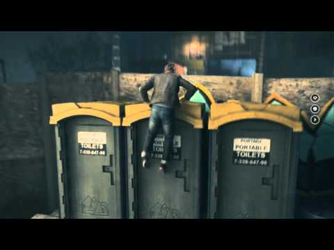 Quantum Break - Library Chase: Jumping & Climbing, Focus Timing Tutorial, Clear Cafeteria of Enemies