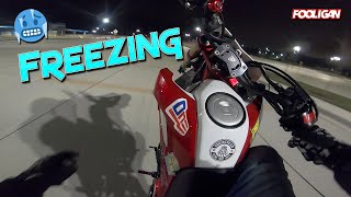 Stunting a Grom will keep you warm! (Night Session)