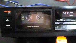 Video thumbnail for Tape deck Tascam 103 by Eletrônica do Geovane