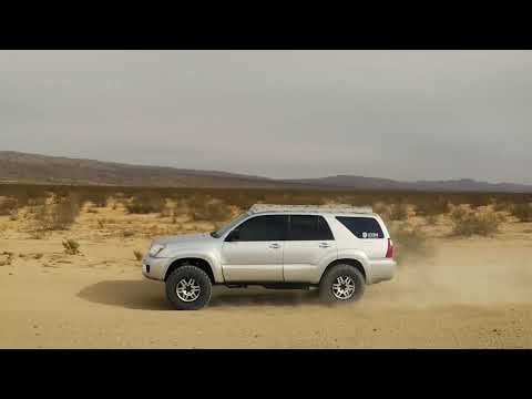 ICON Suspension on V8 Toyota 4Runner Hits Whoops in Barstow